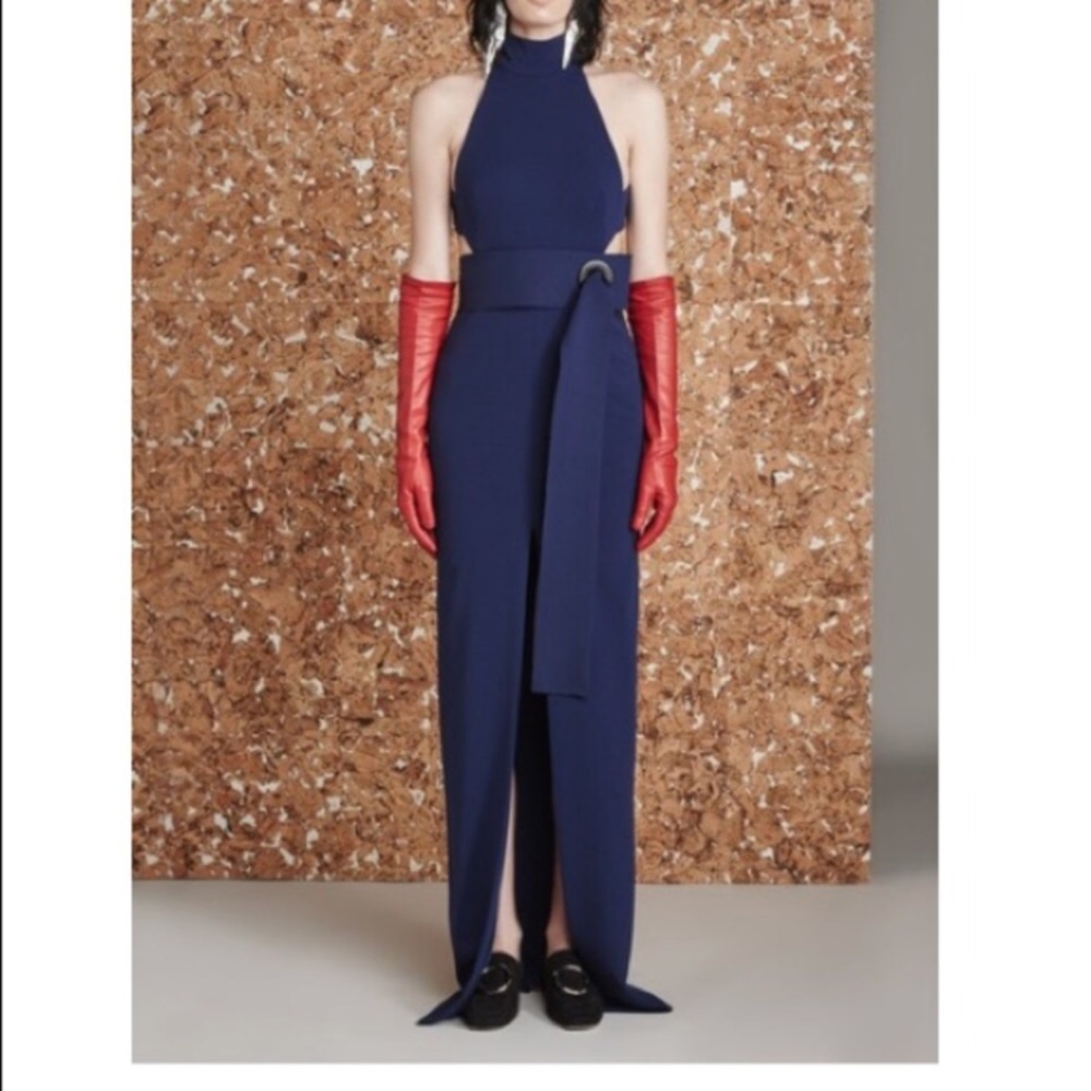 Solace London Navy gown